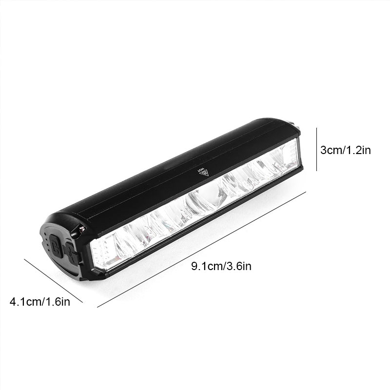 Ultra-Bright 900-Lumen Bike Headlight with 180° Wide-Angle Beam for Night Cycling Safety | Thomler