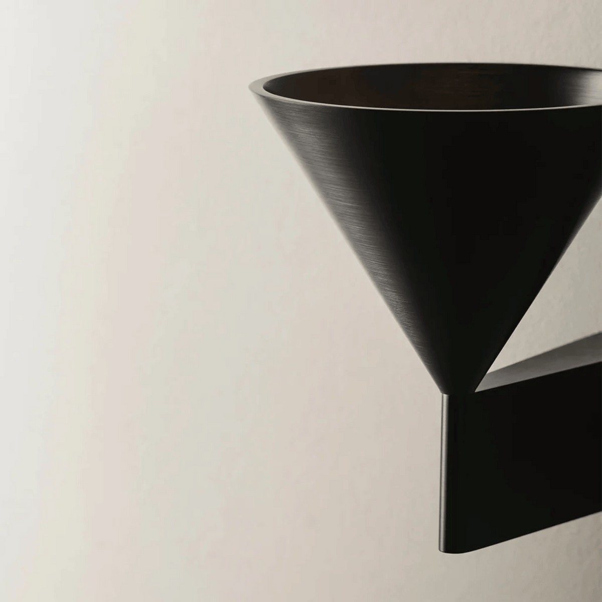 Cone Wall Sconce with Dual-Direction LED Lighting for Hallways & Bedrooms | Thomler