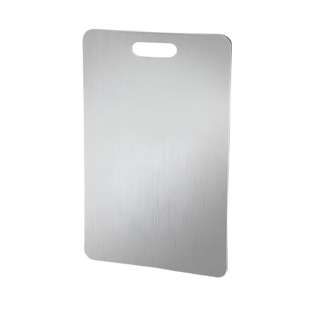 Cutting Board Stainless Steel 13.8 in x 9.8 in Hygienic Kitchen Prep Surface Multifunctional Durable Design | Thomler