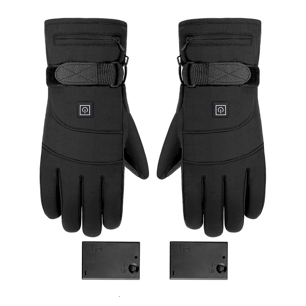 Heated Winter Gloves with Touchscreen Fingertips – Waterproof Battery-Powered Hand Warmers for Outdoor Sports, Skiing, Motorcycling & Cold | Thomler