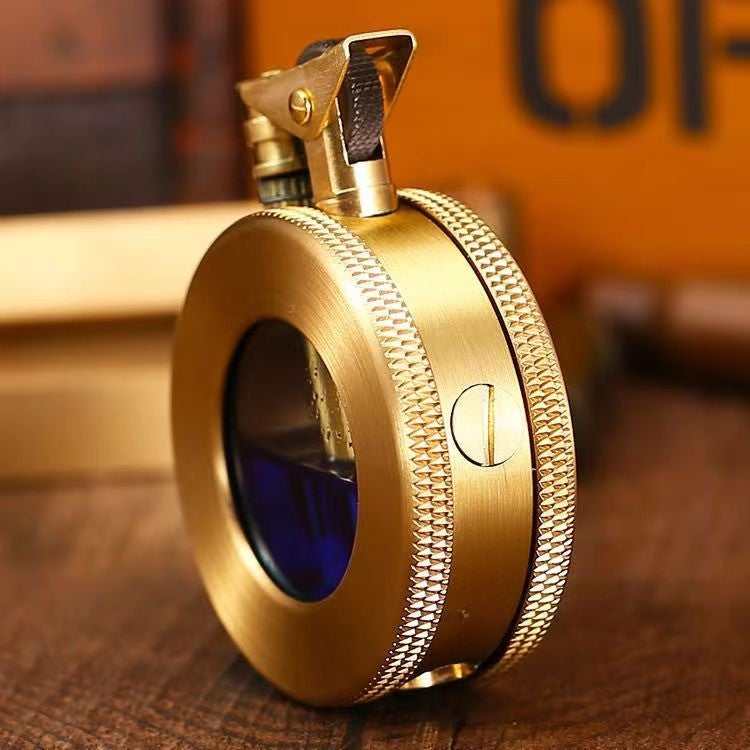 Vintage Metal Fuel Lighter with Classic Windproof Design for Everyday Use & Gifts | Thomler