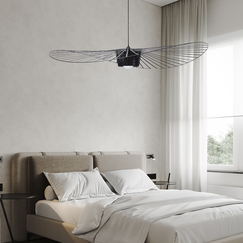 Pendant Light Metal Fibreglass 150.0 cm Adjustable Dining Room Kitchen Island Modern Hanging Ceiling Lamp | Thomler