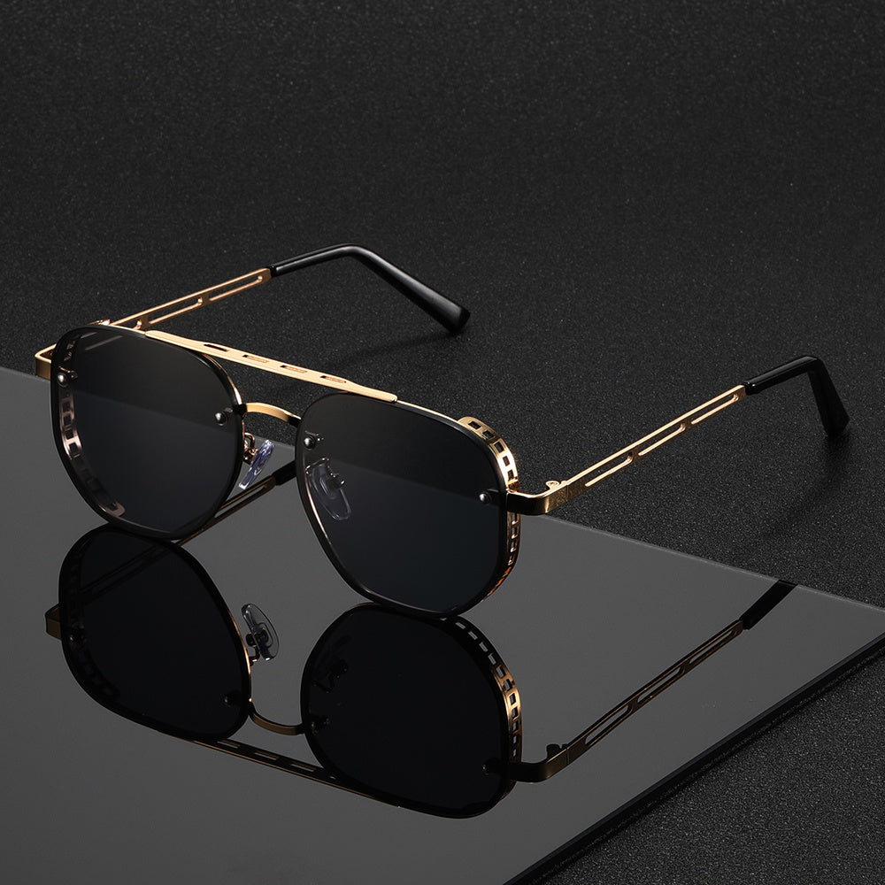 Round Metal Frame Sunglasses with UV Protection for Men & Women – Lightweight Unisex Eyewear | Thomler