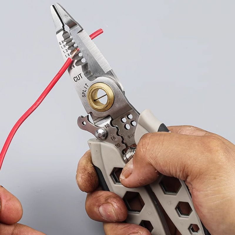 All-in-One Cable Stripper & Cutter for Electrical Work – Precision Wire Tool for Home & Pro Use | Thomler