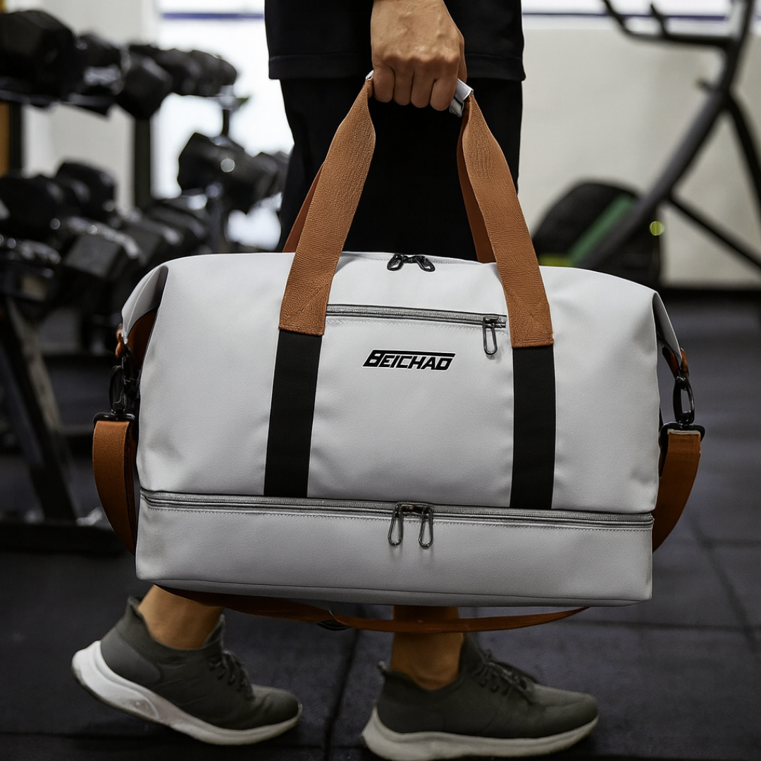Weekend Duffel Bag with Shoe Compartment & Wet-Dry Separation for Gym Travel | Thomler
