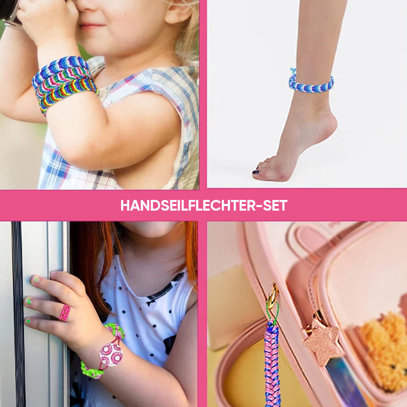 Kids' Friendship Bracelet Weaving Loom Kit – Creative Craft Set for Fine Motor Skills & Imaginative Play | Thomler