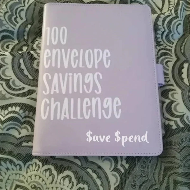Cash Savings Tracker Organizer with 100 Labeled Pockets – Money Management Planner System – A5 Budget Book with Reusable Chart for | Thomler