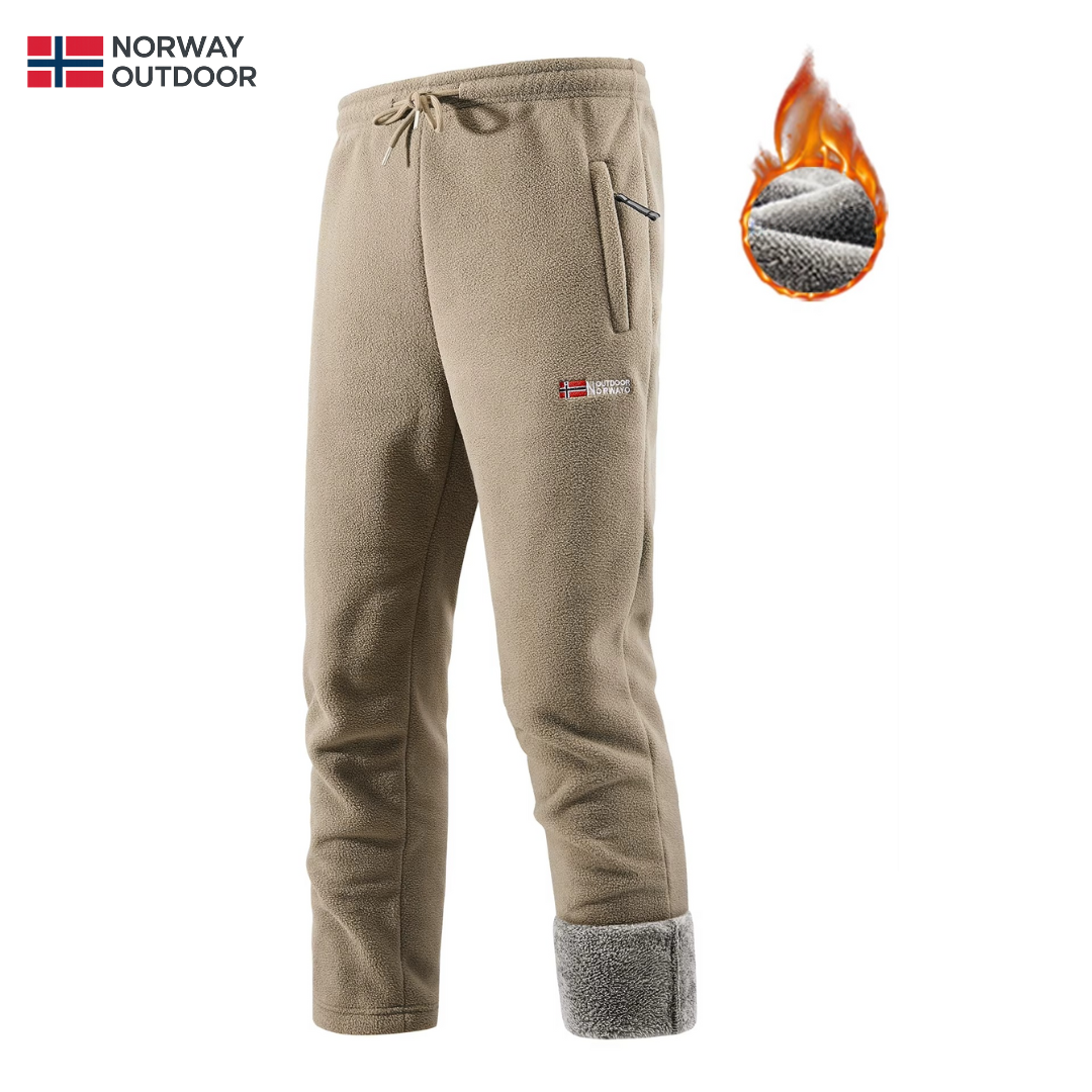 Men's Thermal Fleece Pants – Sherpa-Lined Winter Joggers for Cold Weather, Soft Insulated Sweatpants for Outdoor & Everyday Wear | Thomler
