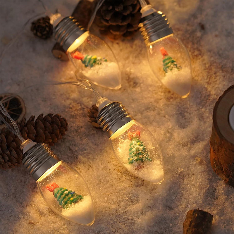 Holiday LED String Lights with Festive Icon Decorations – 10 LED USB Powered Christmas Light Strand | Thomler