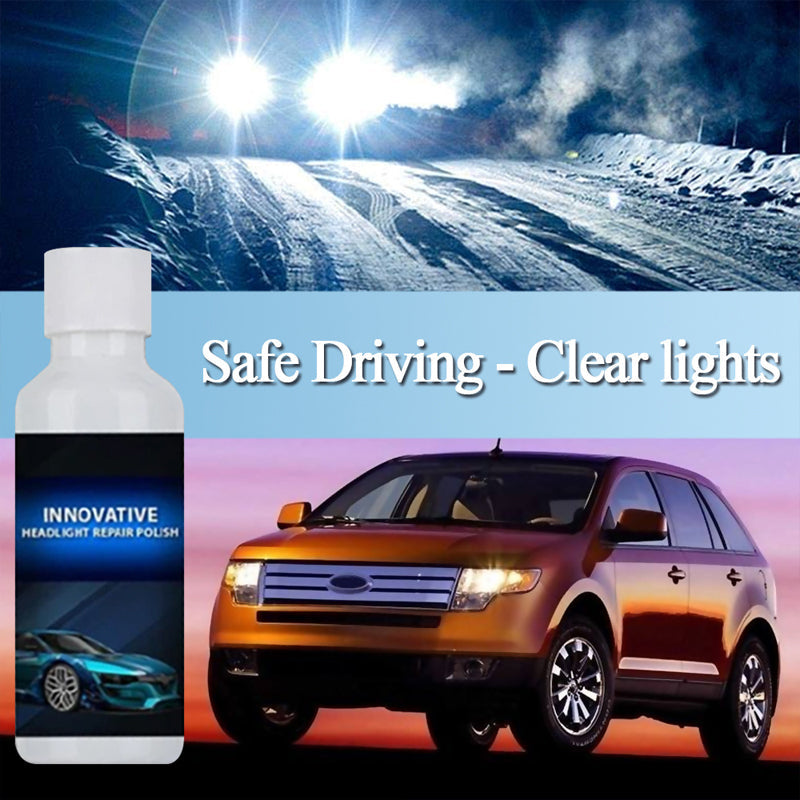 Headlight Restoration Kit – Removes Cloudiness & Yellowing for Crystal-Clear Lens Clarity on All Vehicles | Thomler