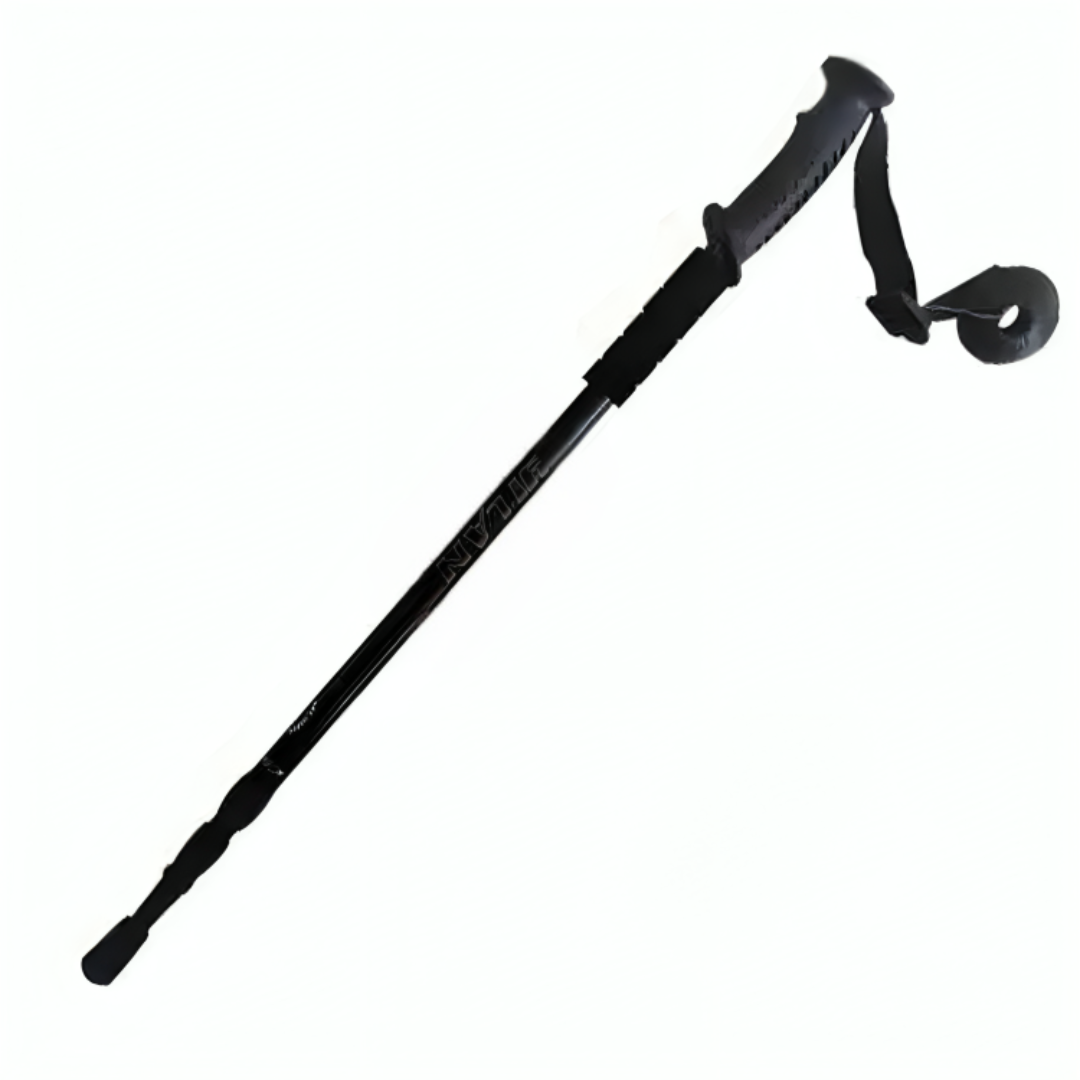 Collapsible Trekking Poles 4-Section Aluminum Hiking Sticks Adjustable 25-53 in for Men Women Trail Walking Backpacking Mountains | Thomler