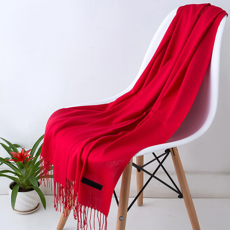 Premium Cashmere Wrap Scarf with Tassels – Oversized Soft Winter Shawl for Women – Versatile Styling – 79×28 in | Thomler