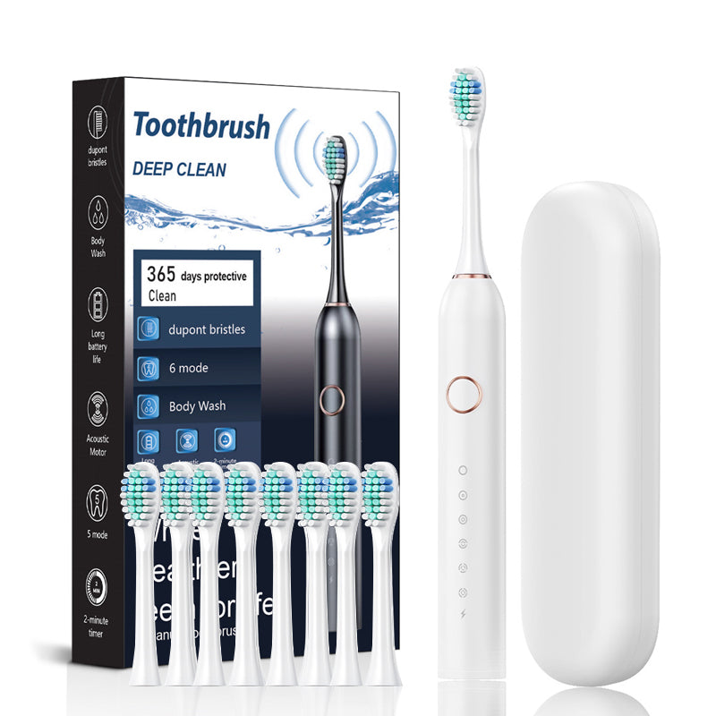 Rechargeable Sonic Toothbrush with 6 Cleaning Modes IPX7 Waterproof Electric Toothbrush 40000 VPM for Daily Oral Care Adults Dental Hygiene | Thomler