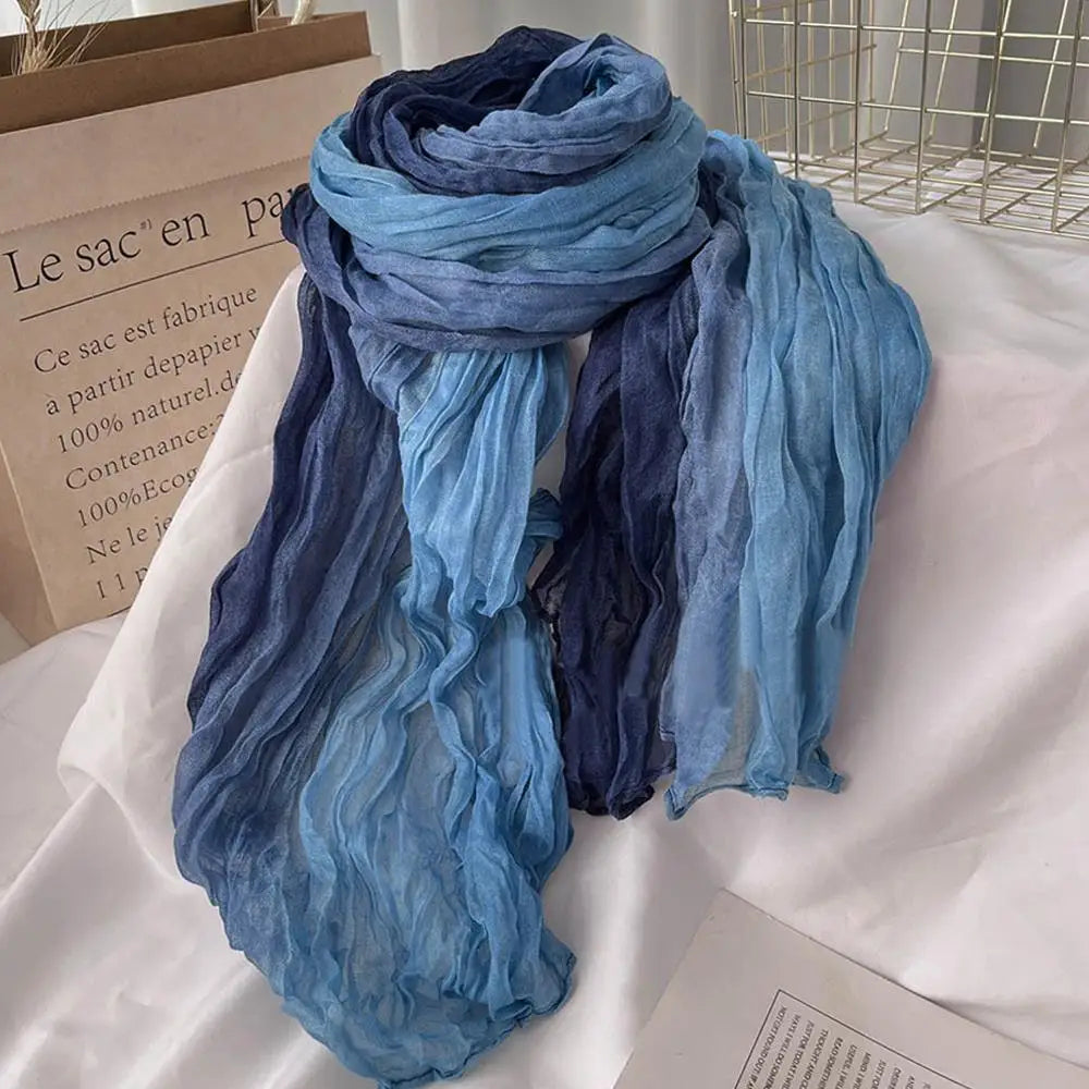Women's Gradient Wrap – Lightweight Polyester Wrap for Cold Weather, Versatile Drape for Layering | Thomler