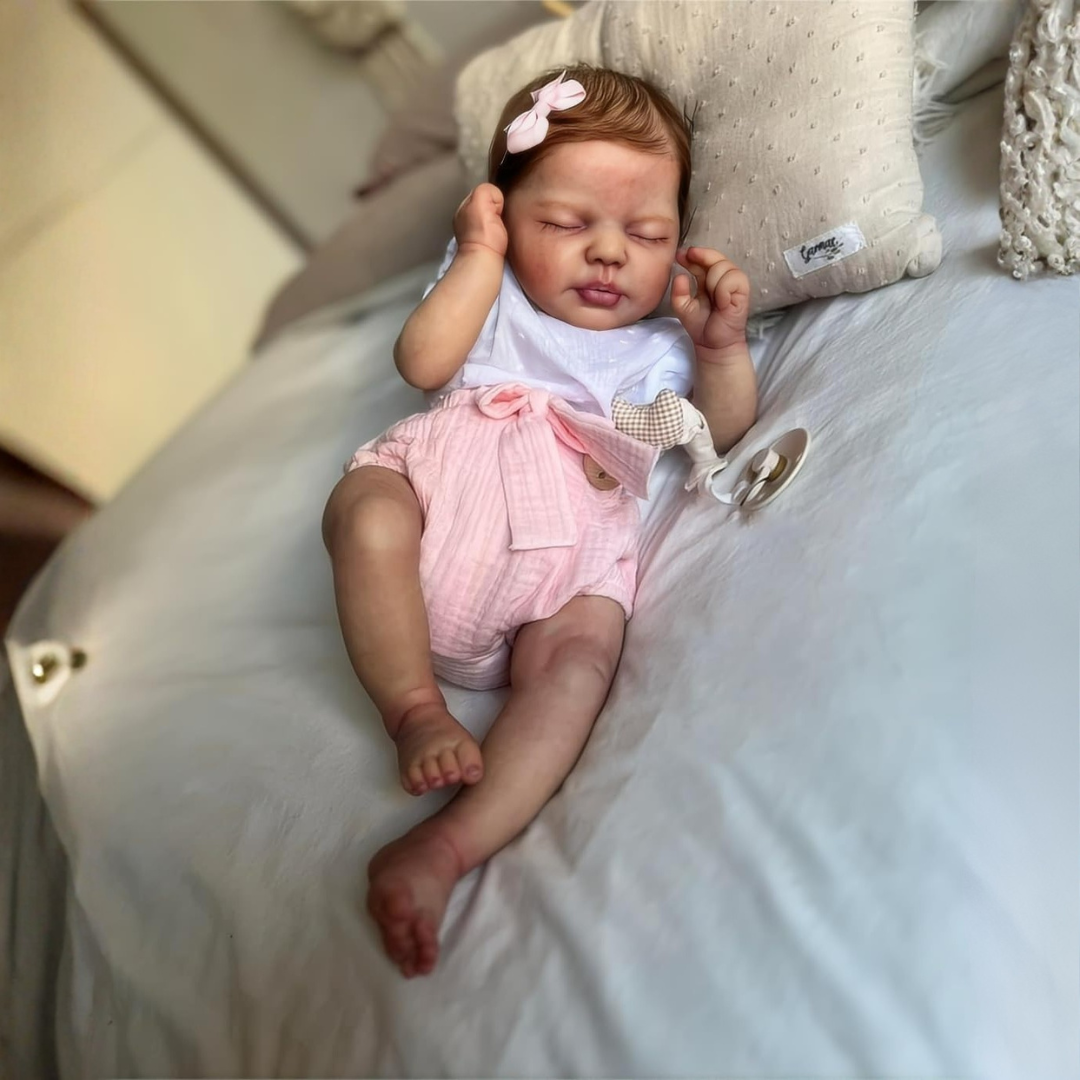 Lifelike Silicone Baby Doll with Soft Touch Skin for Collectible Display & Comfort | Thomler