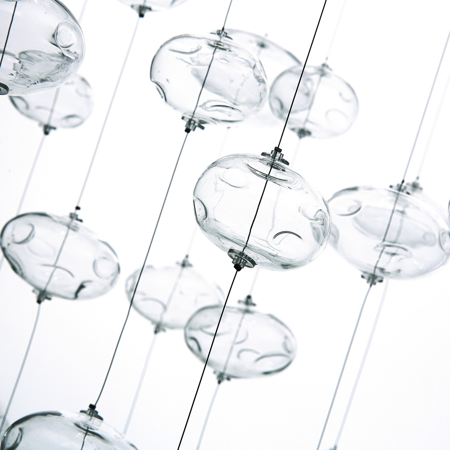 Textured Glass Globe Multi-Light Fixture – Contemporary Overhead Lighting for Dining Rooms & Entryways | Thomler