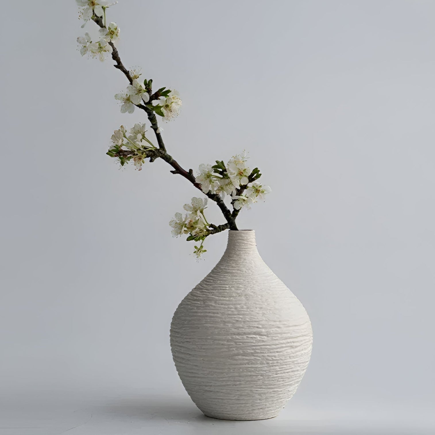 Ceramic Vase for Dried & Fresh Flowers – Nordic Minimalist Home Decor Accent Piece | Thomler