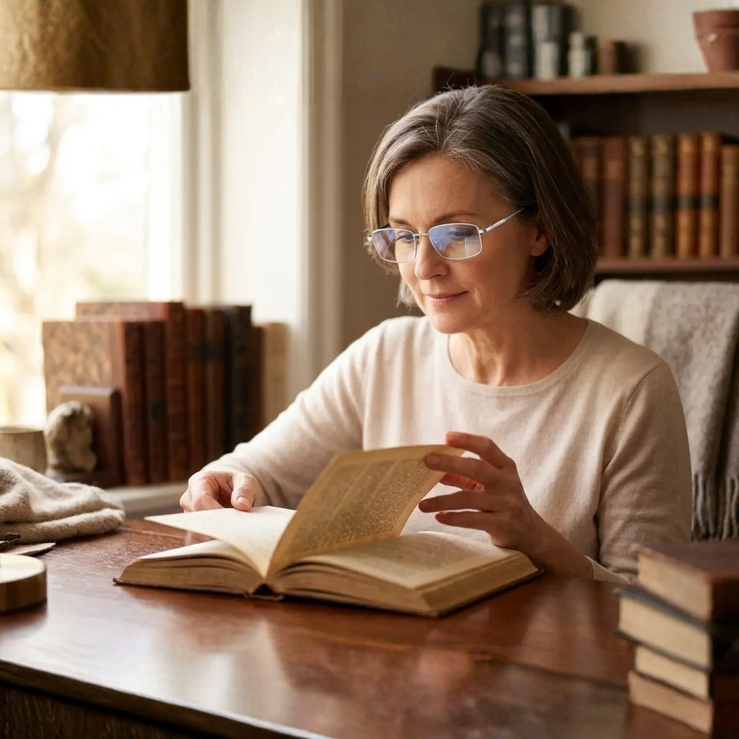 Multifocal Reading Glasses with Blue-Light Filter & Anti-Glare Coating for Reading, Screens & Distance Vision | Thomler