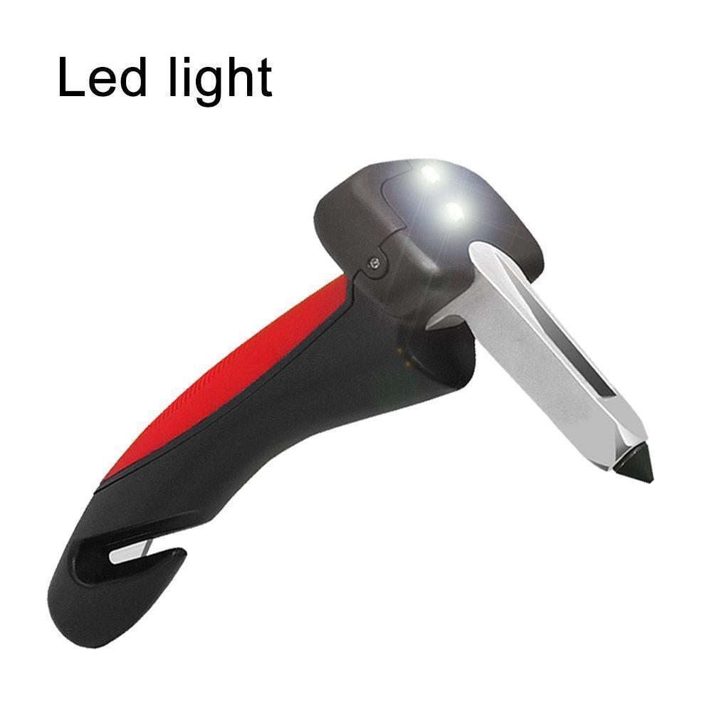 Vehicle Safety Tool with Window Breaker Seatbelt Cutter LED Light Grip Handle for Emergency Escape Car Rescue Kit Seniors Elderly | Thomler