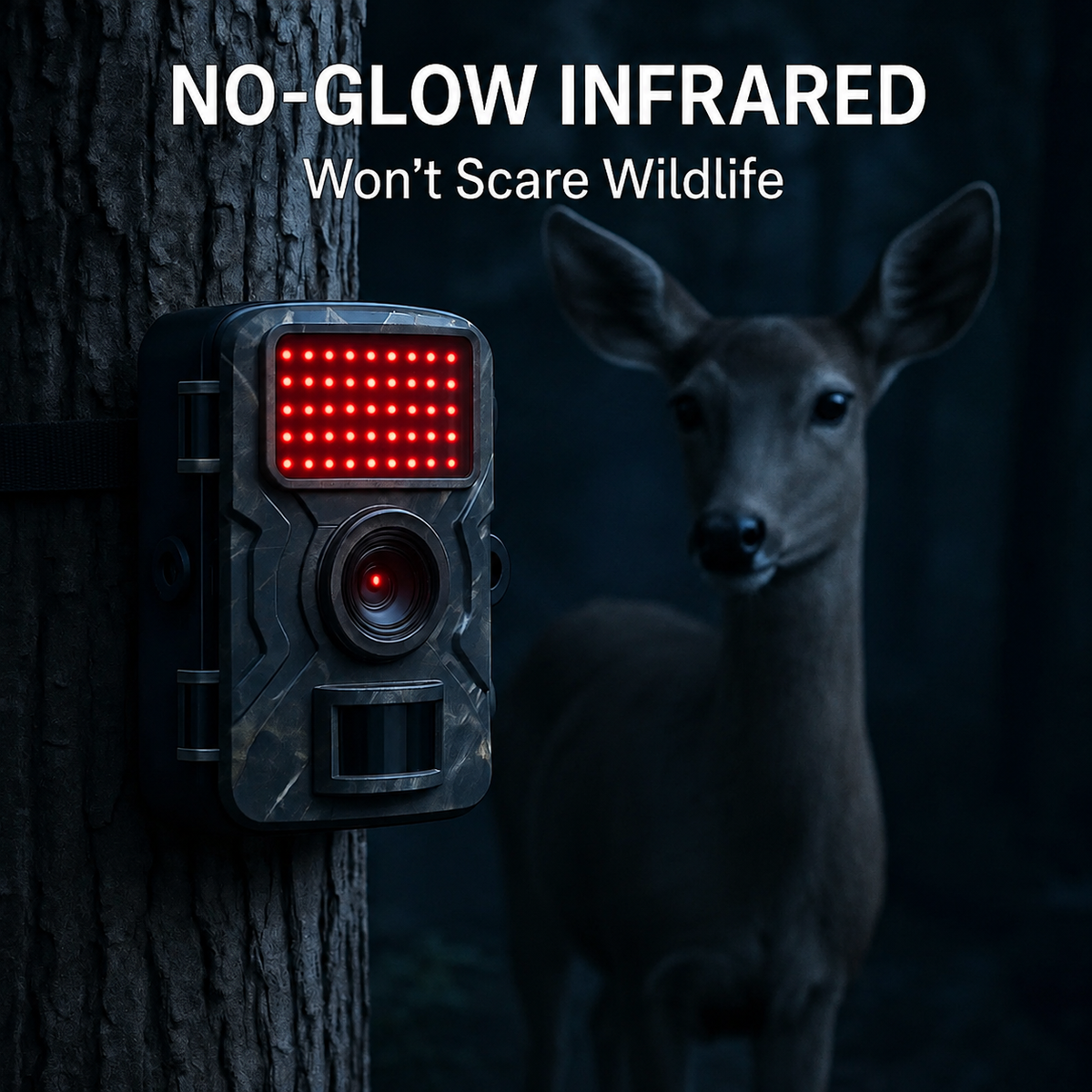 16MP Motion-Activated Wildlife Camera with Infrared Night Vision for Outdoor Animal Monitoring | Thomler