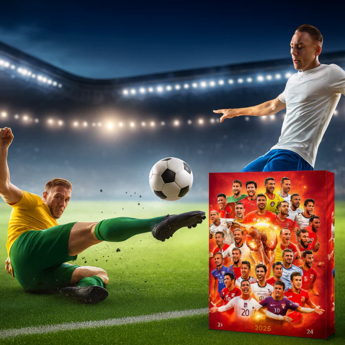 Soccer Countdown Calendar with 24 Mini Surprise Toys – Daily Reveals for Young Sports Fans | Thomler