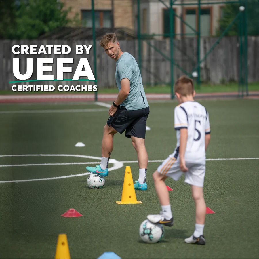 Football Training Mat 90.0 cm x 60.0 cm Home Dribbling Coordination Ball Control Practice Kit With Non Slip Socks | Thomler