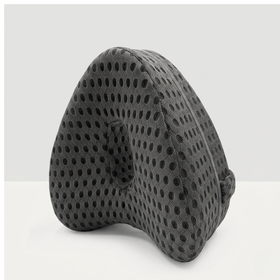Ergonomic Knee Cushion for Side Sleepers – Contoured Hip Alignment Support Pillow with Adjustable Strap – Breathable Memory Foam for Lower | Thomler