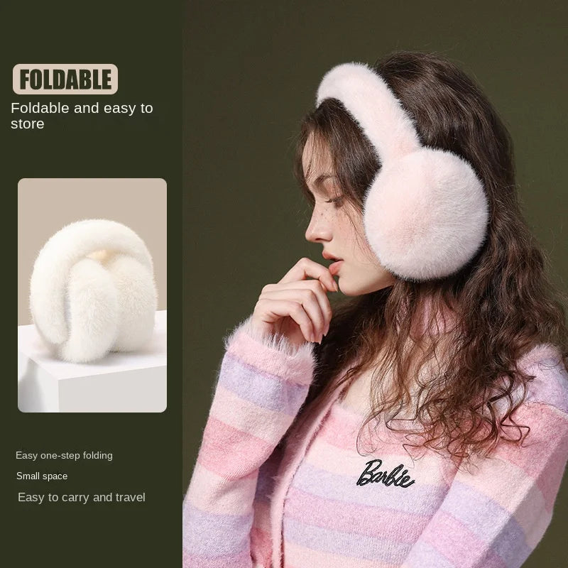 Foldable Fleece Ear Warmers – Soft Cold-Weather Head Accessory for Women | Thomler