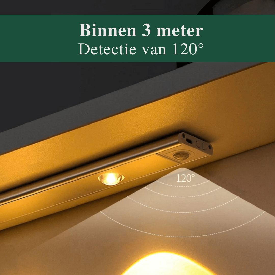 Motion-Activated USB LED Light Bar with Magnetic Mount for Closets, Hallways & Kitchen | Thomler