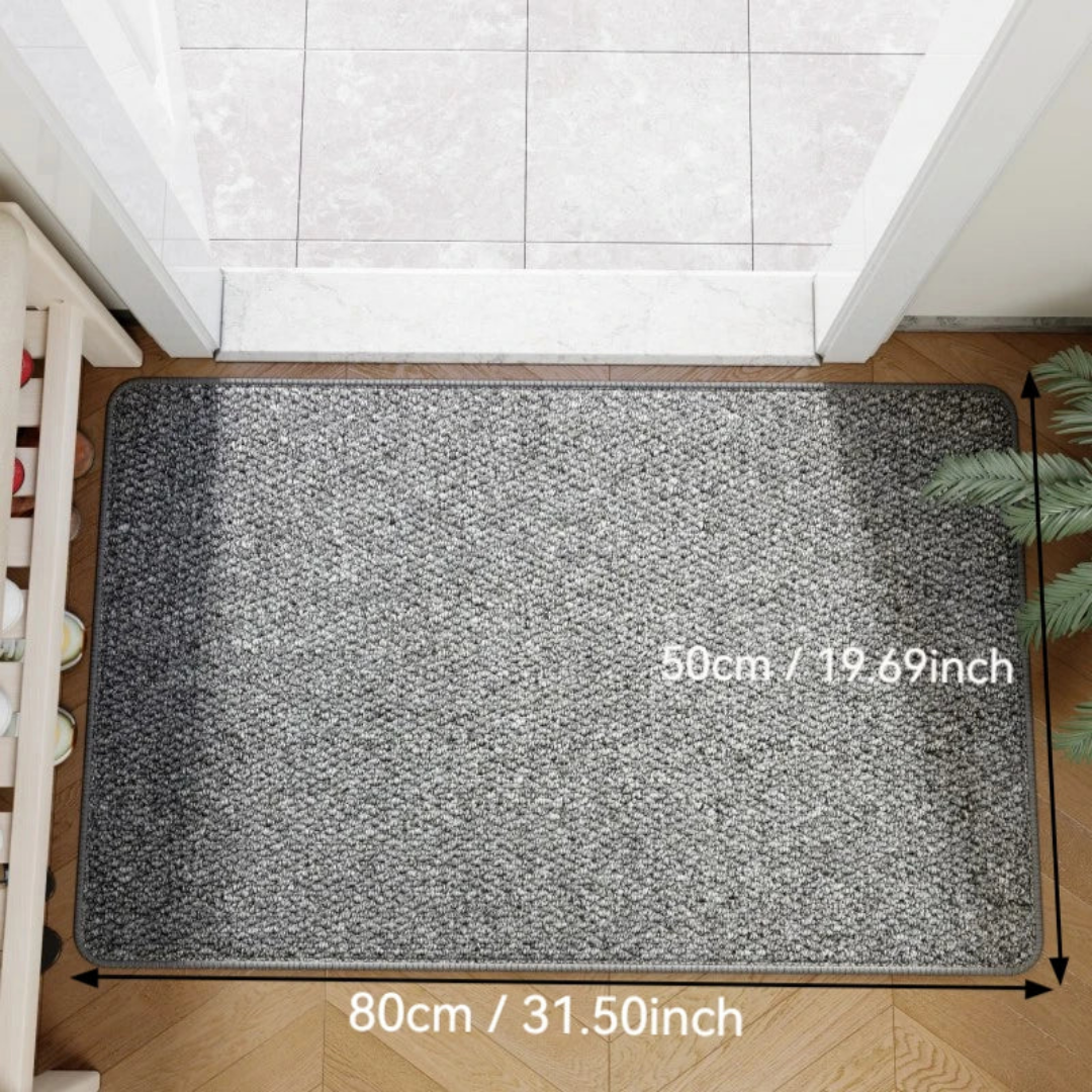 Indoor Outdoor Jute Look Doormat with Non-Slip Backing for Entryway Hall Porch Patio Balcony Veranda | Thomler