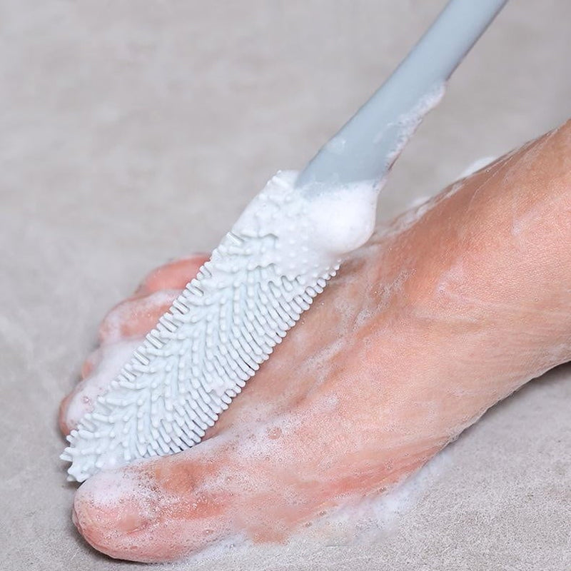 Interdigital Foot Scrubber for Shower – Soft-Bristle Hygiene Tool for Toes – Ergonomic Handle, Gentle Cleaning Between Toes, Compact | Thomler