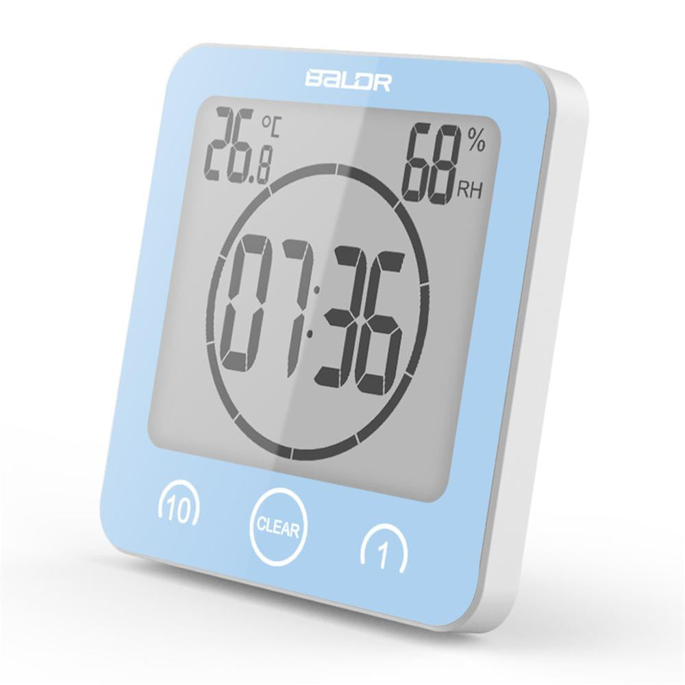 Waterproof Bathroom Shower Clock with Large Display for Time Management | Thomler