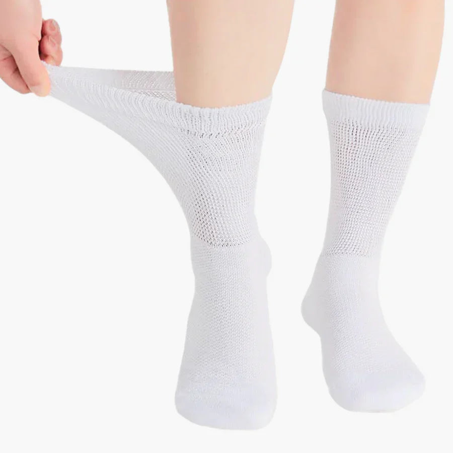 Seamless Diabetic Socks for Neuropathy & Circulation Support – Non-Binding Cushioned Foot Care | Thomler