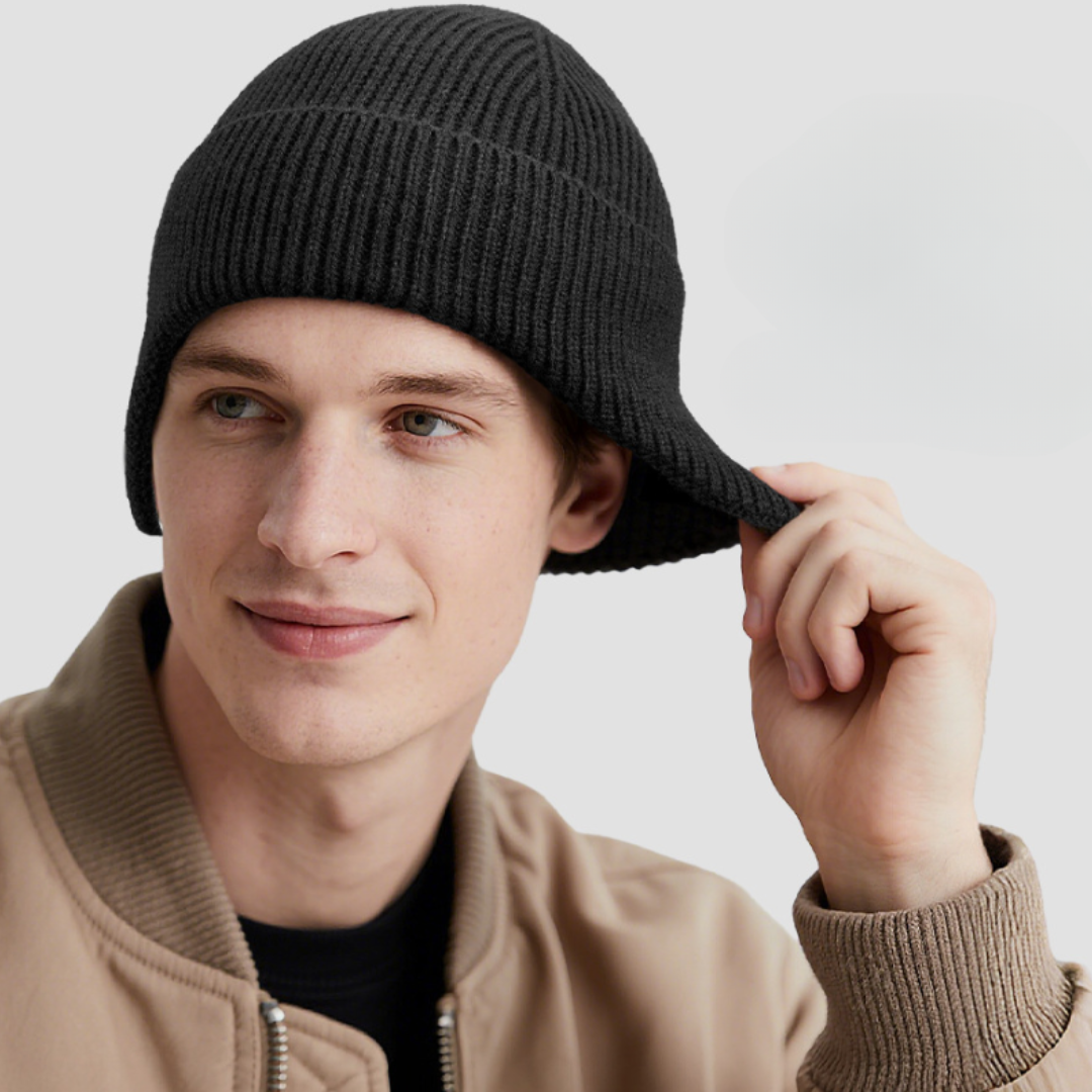 Fleece-Lined Knit Hat with Ear Flaps for Winter Outdoor Activities – Thermal Beanie for Skiing, Hiking, Cycling | Thomler