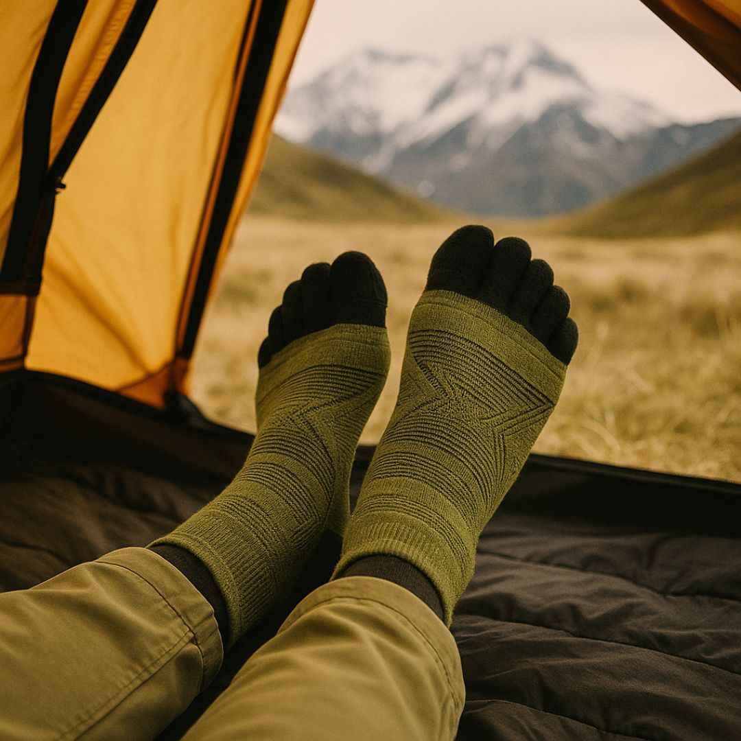 Men's Merino Wool Toe Socks – Insulated 5-Toe Design for Winter Sports & Hiking | Thomler