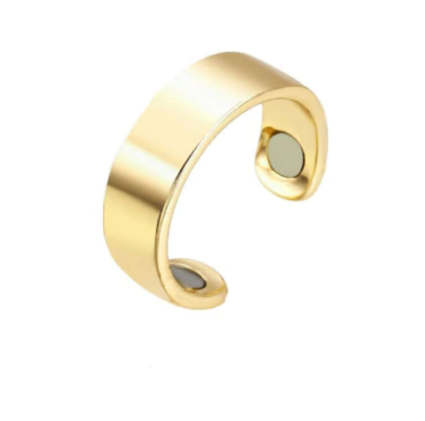 Adjustable Magnetic Wellness Ring for Daily Comfort & Balance – Metal Therapy Band for Fingers, Flexible Fit, Everyday Wear, Holistic | Thomler