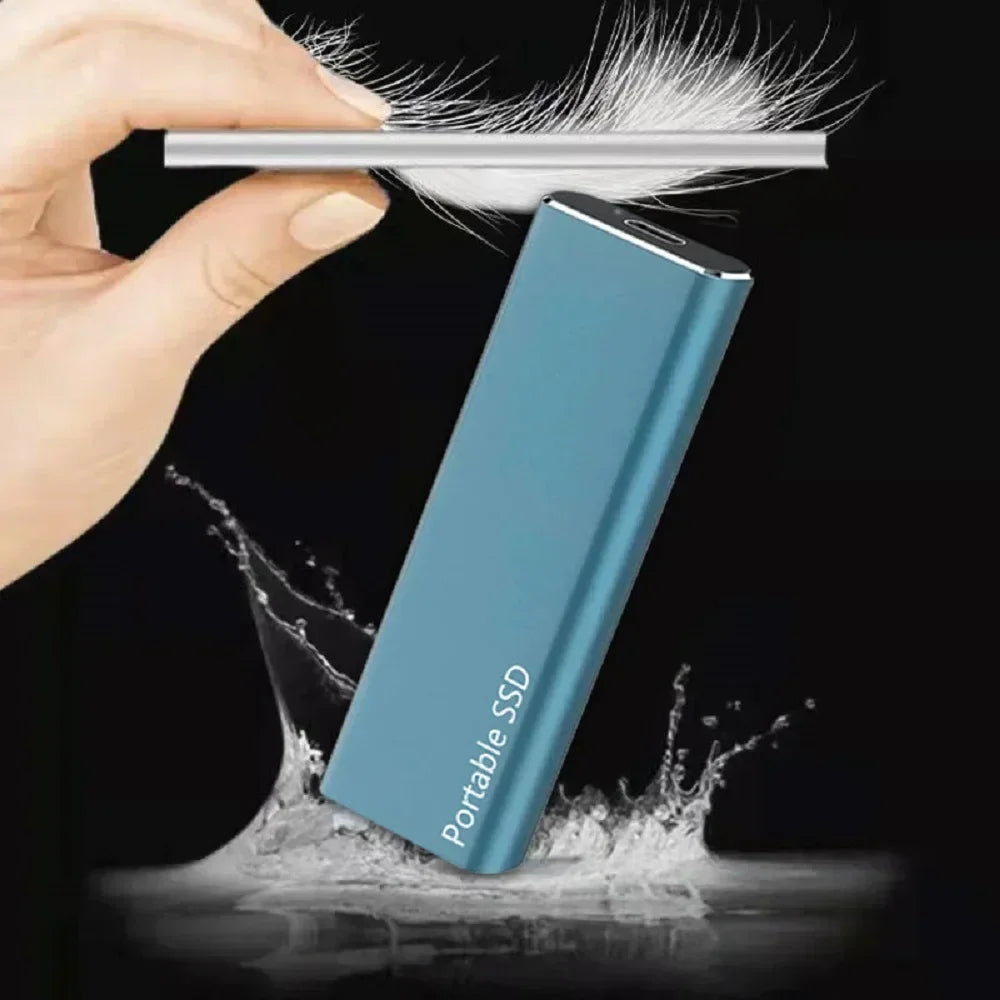 Portable External Solid State Drive 50GB Fast USB 3.0 Type-C SSD Storage Black for Laptop Desktop Smartphone Backup Photos Videos Games | Thomler