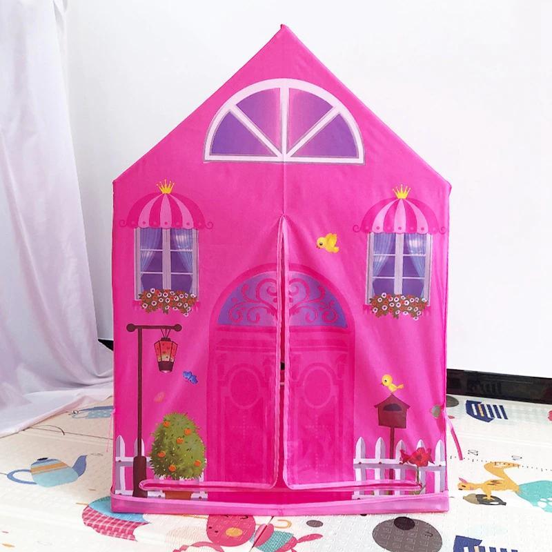 Kids Play Tent Castle Playhouse for Indoor & Outdoor – Pop-Up Hideaway Fort for Toddlers Girls Boys – Portable Lightweight Folding Cottage | Thomler