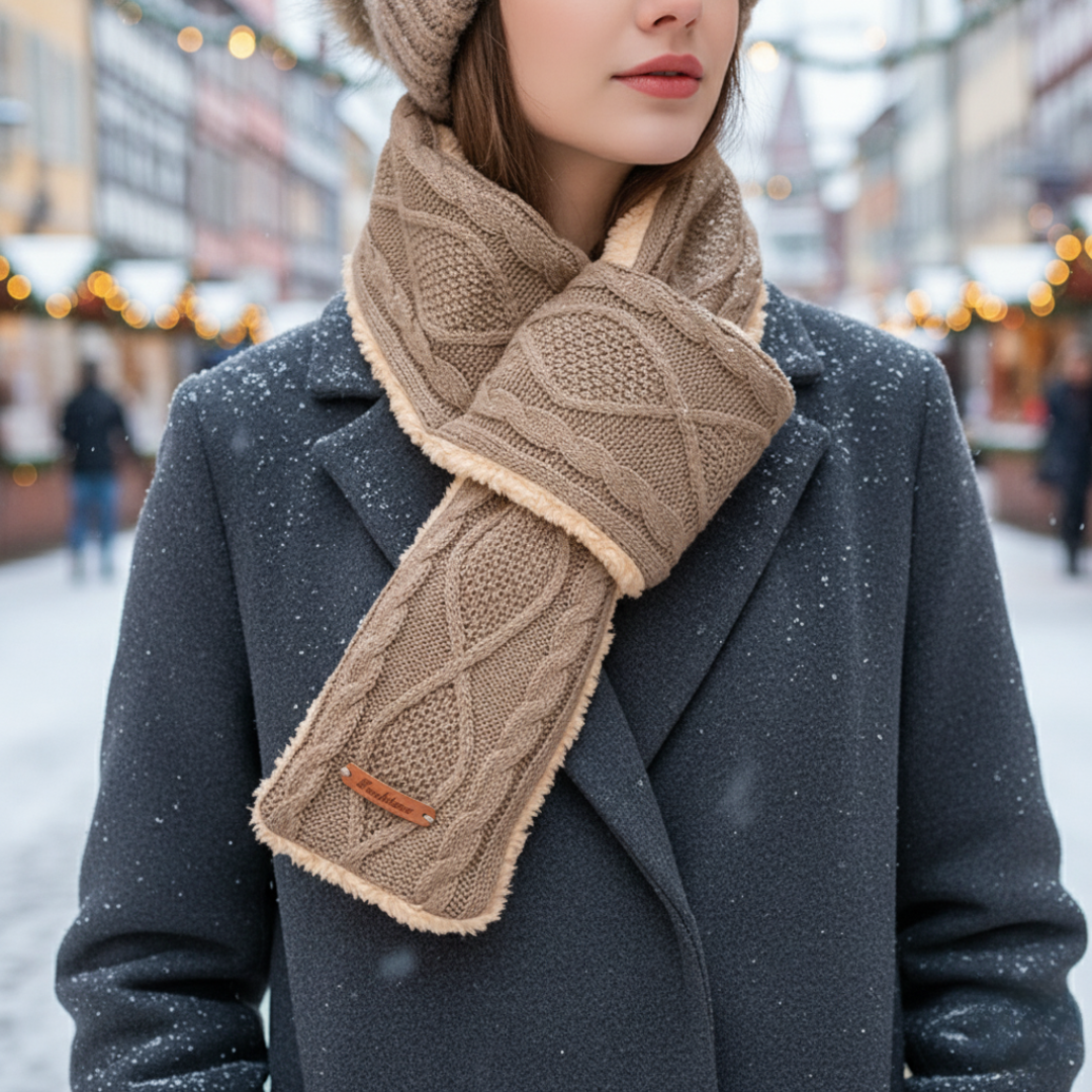 Heated Neck Wrap with 3 Temperature Settings & USB-C Charging – Stay Warm Anywhere | Thomler