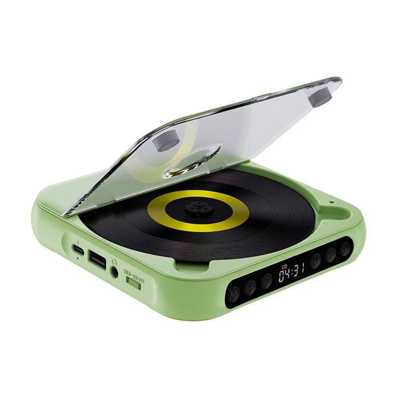 Portable CD Player Bluetooth 5.3 13.5 cm Rechargeable Home Travel MP3 Audio Disc Music Player USB C | Thomler