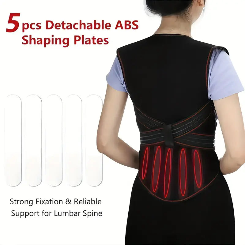 Magnetic Therapy Back Support Belt with Infrared Heat & Posture Correction | Thomler
