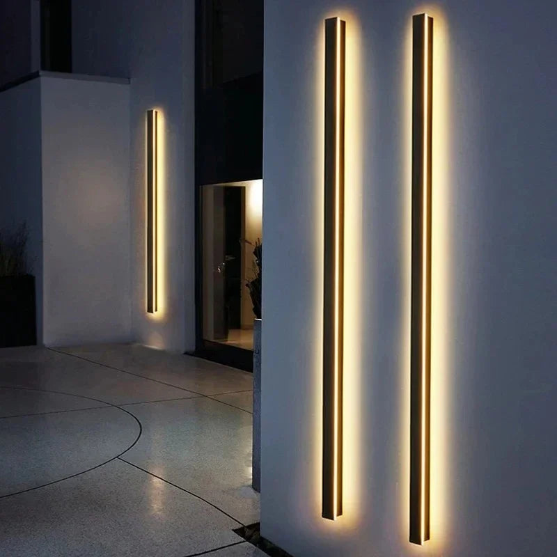 Wall Lamp Metal Acrylic 240.0 cm Outdoor Indoor Waterproof LED Lighting Modern Facade Terrace Hallway Feature Light | Thomler