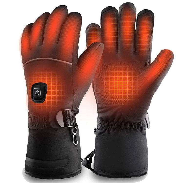 Battery-Powered Winter Gloves with 3 Heat Levels for Outdoor Work, Skiing, Ice Fishing & Freezing Weather | Thomler