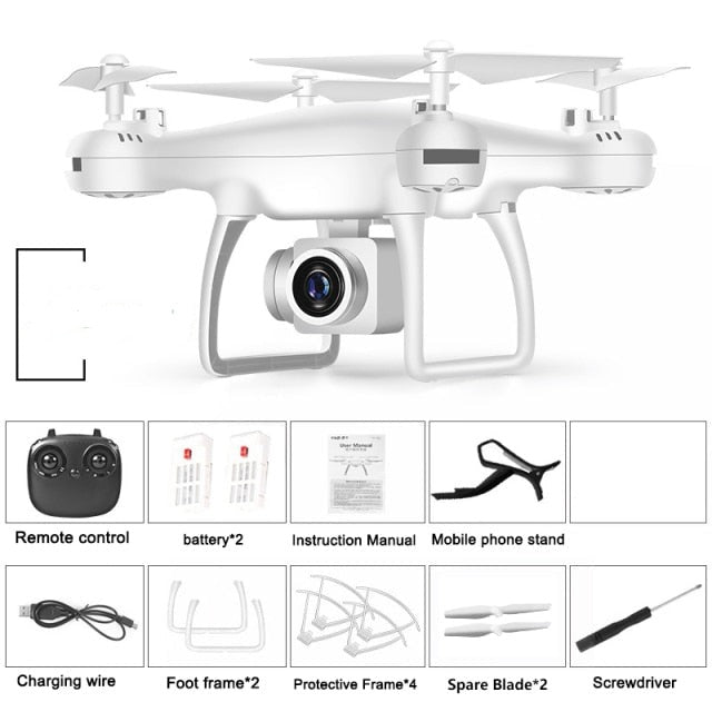 Aerial Camera Quadcopter 4K Ultra HD Live View GPS Auto-Return Foldable Remote Control for Outdoor Photography Travel Vlogging | Thomler
