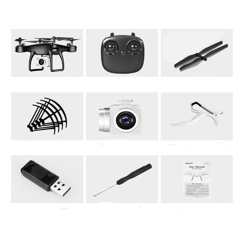 Aerial Camera Quadcopter 4K Ultra HD Live View GPS Auto-Return Foldable Remote Control for Outdoor Photography Travel Vlogging | Thomler