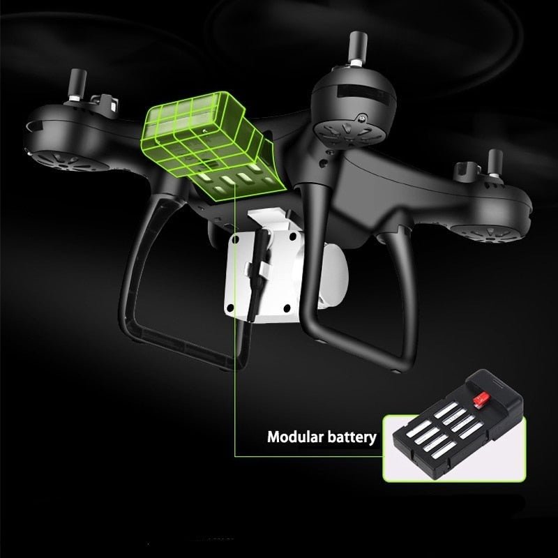 Aerial Camera Quadcopter 4K Ultra HD Live View GPS Auto-Return Foldable Remote Control for Outdoor Photography Travel Vlogging | Thomler