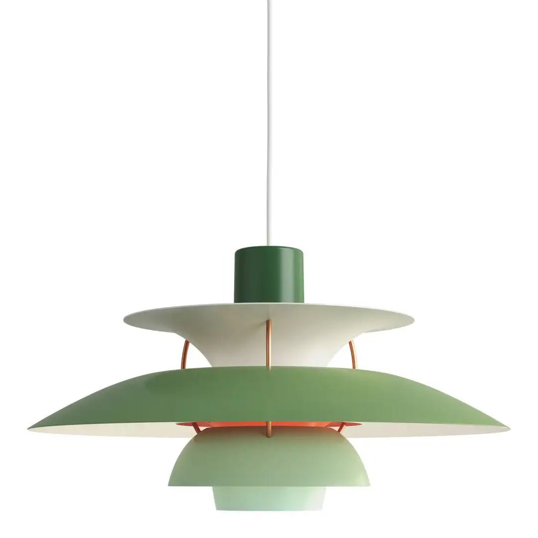 Pendant Light Alloy E27 Green Dining Room Scandinavian Layered Ceiling Hanging Living Room Ambient Lighting | Thomler