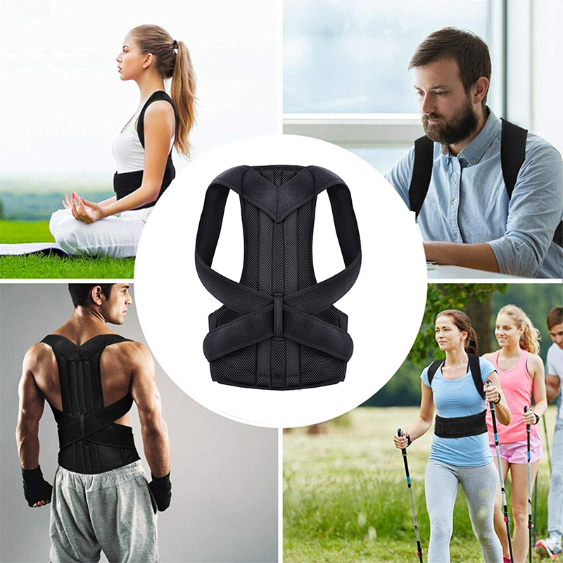 Adjustable Posture Corrector Brace for Upper Back & Shoulder Support – Breathable Design for Men & Women, Hidden Under Clothes, Helps Alignm | Thomler