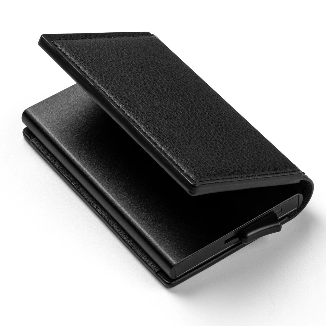 Wallet Premium Leather 9.5 cm RFID Blocking Fast Card Access Travel Everyday Compact Card Holder Billfold | Thomler