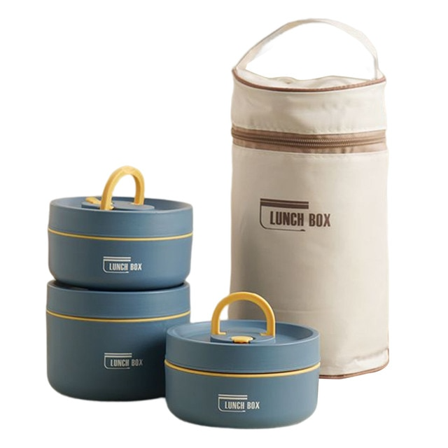 Insulated Stainless Steel Lunch Box with Leak-Proof Seal for Work, School & Travel | Keeps Food Hot for Hours | Double-Wall Food Container | Thomler
